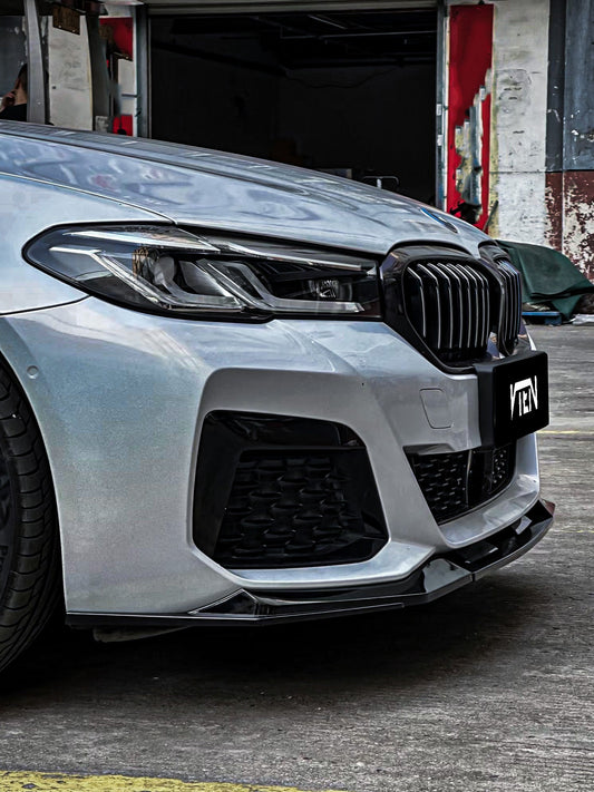 BMW 5 Series M550i 540i (With M-Package Bumper) G30 G31 LCI 2021-ON with Aftermarket Parts - Front Lip PP from VTEN