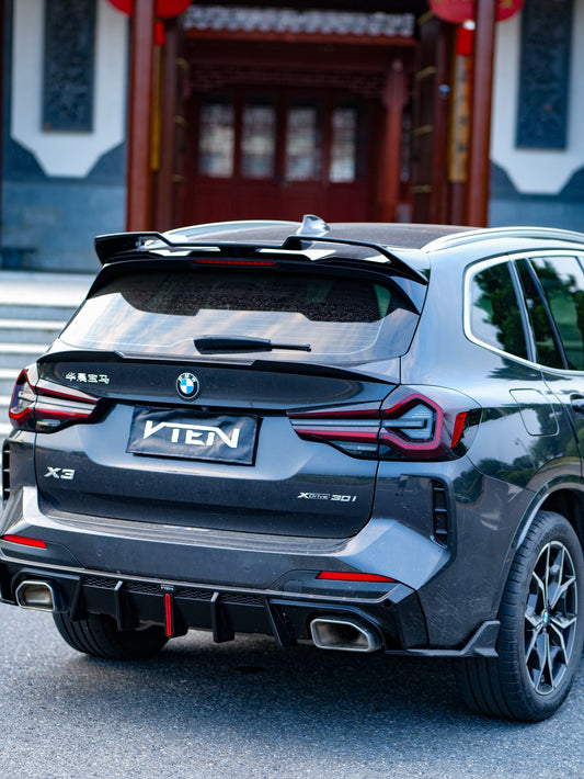 BMW X3 s/x Drive30 G01 LCI & IX3 BEV G08 LCI 2022-ON with Aftermarket Parts - Rear Canards ABS from VTEN