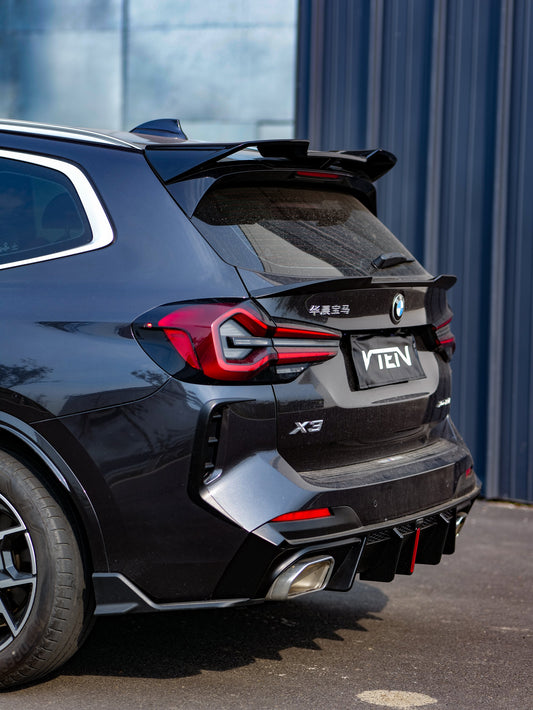 BMW X3 s/x Drive30 G01 LCI & IX3 BEV G08 LCI 2022-ON with Aftermarket Parts - Rear Canards ABS from VTEN