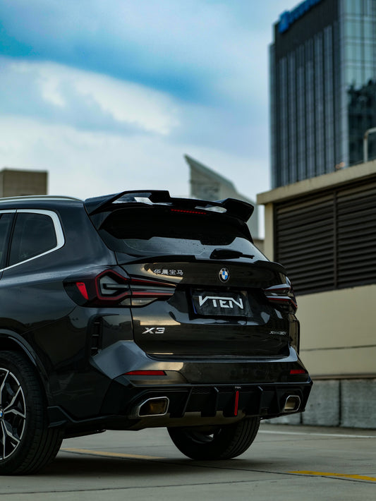 BMW X3 s/x Drive30 G01 LCI & IX3 BEV G08 LCI 2022-ON with Aftermarket Parts - Rear Lip Spoiler ABS from VTEN