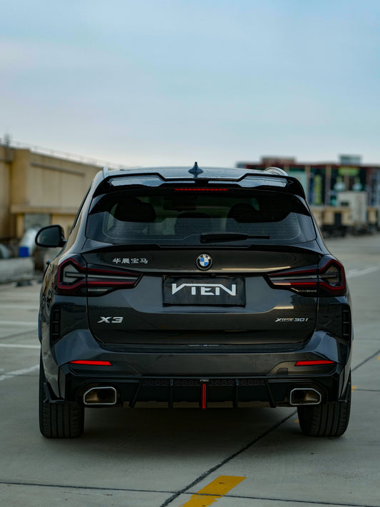 BMW X3 s/x Drive30 G01 LCI & IX3 BEV G08 LCI 2022-ON with Aftermarket Parts - Rear Canards ABS from VTEN