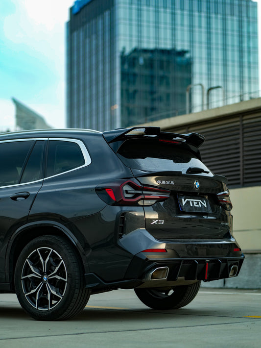 BMW X3 s/x Drive30 G01 LCI & IX3 BEV G08 LCI 2022-ON with Aftermarket Parts - Rear Diffuser & Corner Splitter PP / ABS from VTEN