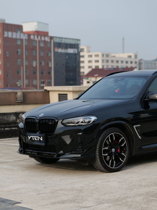 BMW X3 M40 s/x Drive30 G01 LCI & X4 M40 xDrive 30 G02 LCI & IX3 BEV G08 LCI 2022-ON with Aftermarket Parts - Front Lip PP from VTEN