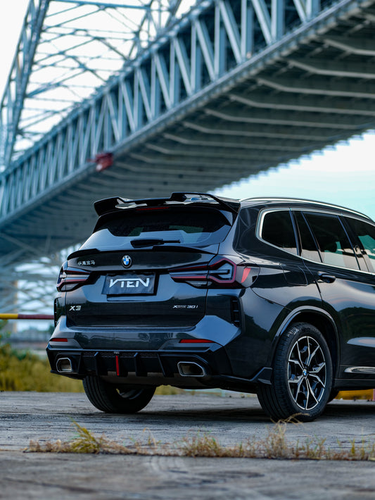 BMW X3 s/x Drive30 G01 LCI & IX3 BEV G08 LCI 2022-ON with Aftermarket Parts - Rear Lip Spoiler ABS from VTEN