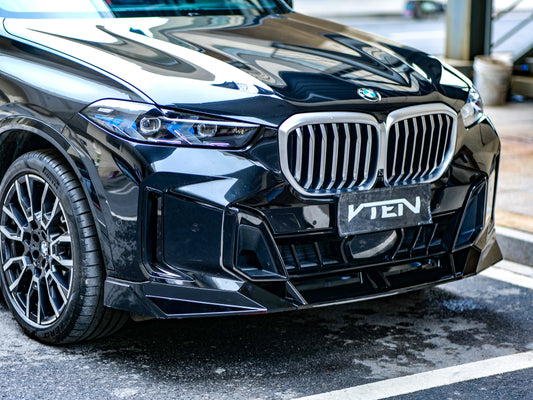 BMW X5 s/x Drive 40i & xDrive 50e (With M-Package, does not fit base model) & M60i G05 LCI 2024-ON with Aftermarket Parts - Front Lip PP from VTEN