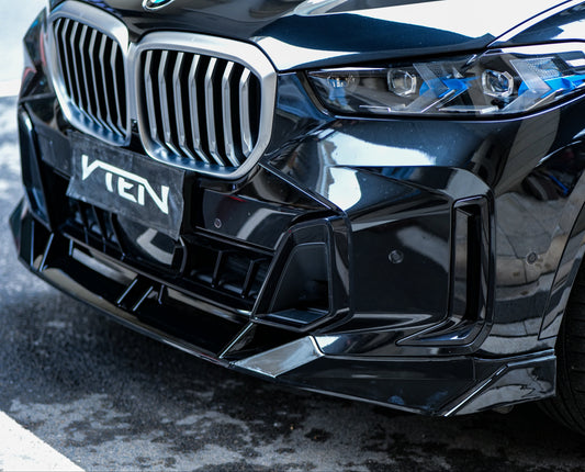BMW X5 s/x Drive 40i & xDrive 50e (With M-Package, does not fit base model) & M60i G05 LCI 2024-ON with Aftermarket Parts - Front Lip PP from VTEN