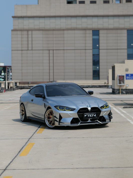 BMW M3 G80 G81 & M4 G82 G83 2021-ON with Aftermarket Parts - Front Bumper Pre-preg Carbon Fiber from VTEN