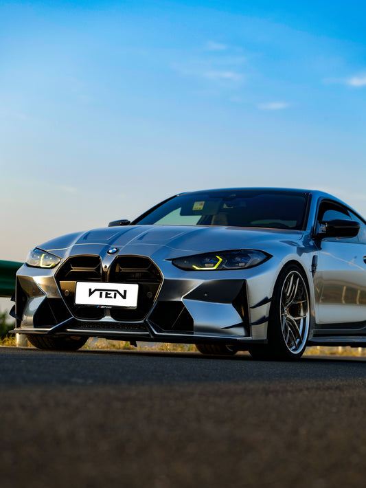 BMW M3 G80 G81 & M4 G82 G83 2021-ON with Aftermarket Parts - Front Bumper Pre-preg Carbon Fiber from VTEN