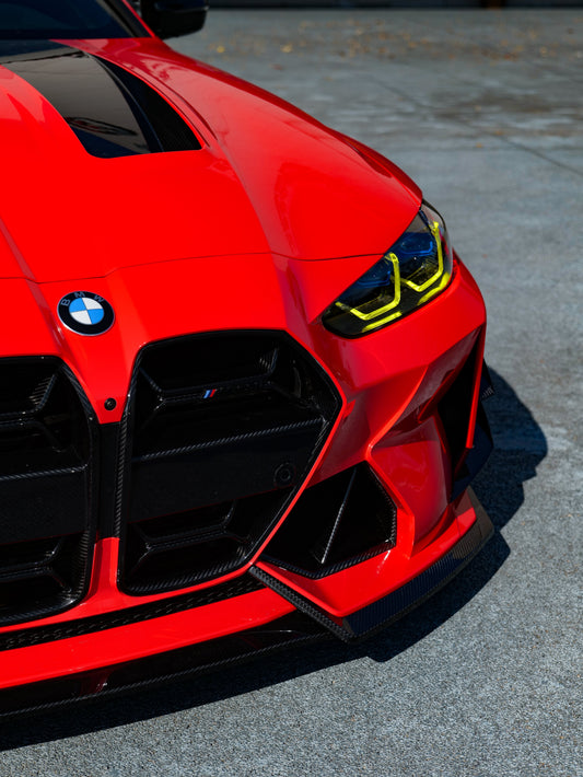 BMW M3 G80 G81 & M4 G82 G83 2021-ON with Aftermarket Parts - Front Lip Carbon Fiber from VTEN