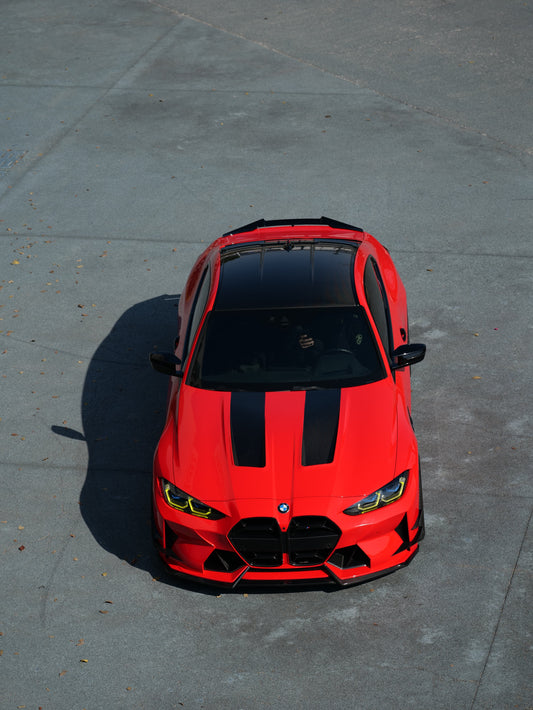 BMW M3 G80 G81 & M4 G82 G83 2021-ON with Aftermarket Parts - Front Lip Carbon Fiber from VTEN