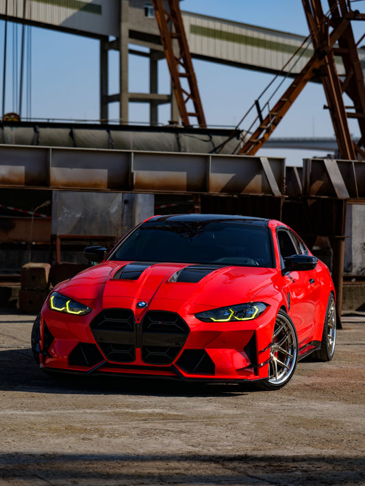 BMW M3 G80 G81 & M4 G82 G83 2021-ON with Aftermarket Parts - Front Bumper Pre-preg Carbon Fiber from VTEN