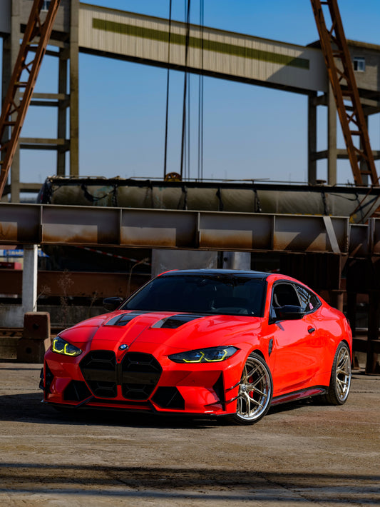 BMW M3 G80 G81 & M4 G82 G83 2021-ON with Aftermarket Parts - Front Canards Pre-preg Carbon Fiber from VTEN