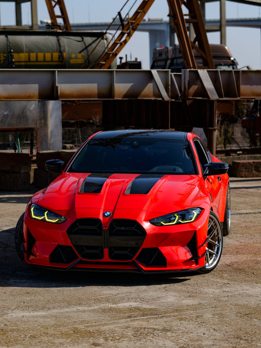 BMW M3 G80 G81 & M4 G82 G83 2021-ON with Aftermarket Parts - Front Lip Carbon Fiber from VTEN