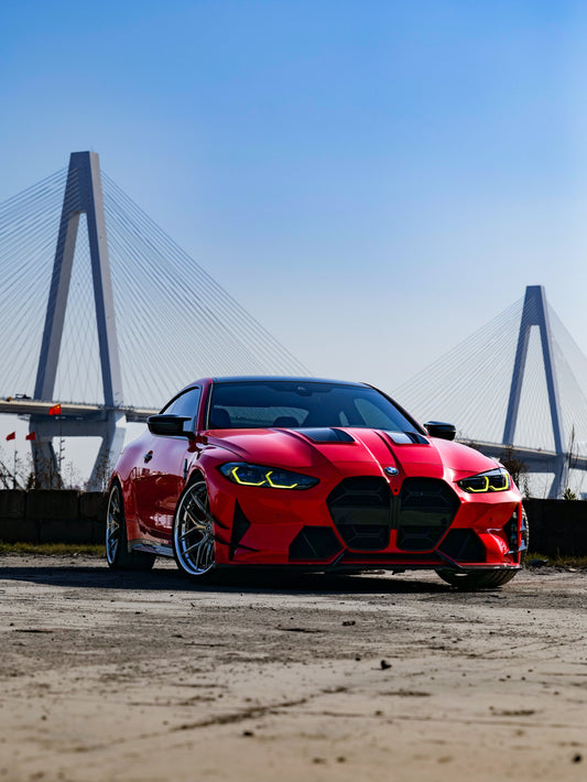 BMW M3 G80 G81 & M4 G82 G83 2021-ON with Aftermarket Parts - Front Lip Carbon Fiber from VTEN