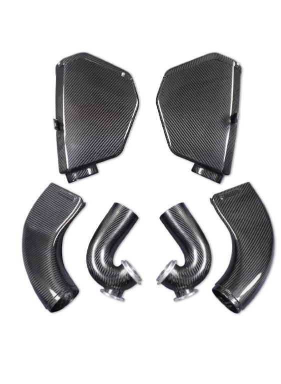 Porsche 991 992 Base 2020 2021 2022 2023 2024 with Aftermarket Parts - Air Intake Systems Pre-preg Carbon Fiber from Ventus Veloce
