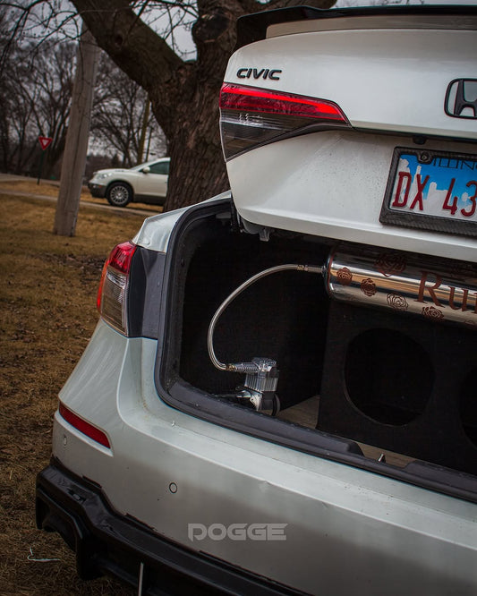 Honda Civic 11th Gen FE1 FE2 FE4 2022-ON with Aftermarket Parts - Rear Diffuser & Canards PP from Yofer USA