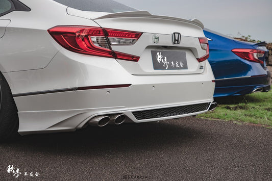 Honda Accord 10th 10.5th Gen 2018-2022 with Aftermarket Parts - V1 Style Rear Spoiler ABS from Yofer USA
