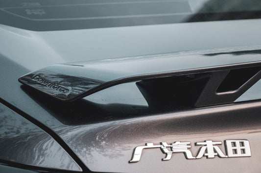 Honda Accord 10th 10.5th Gen 2018-2022 with Aftermarket Parts - V2 Style Rear Spoiler ABS from Yofer USA