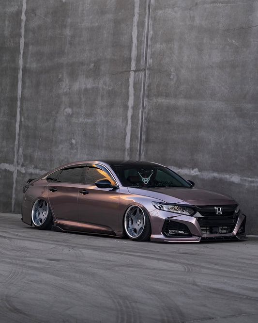 Honda Accord 10th Gen Pre-facelift 2018-2020 with Aftermarket Parts - Front Bumper PP from Yofer USA