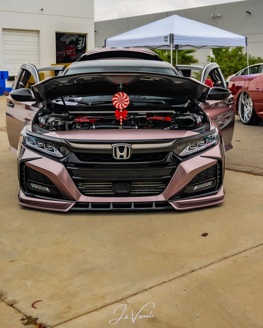 Honda Accord 10th Gen Pre-facelift 2018-2020 with Aftermarket Parts - Front Bumper PP from Yofer USA