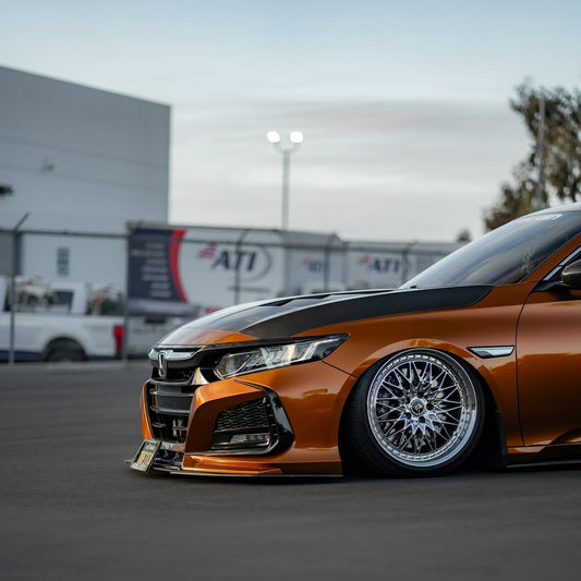 Honda Accord 10th Gen Pre-facelift 2018-2020 with Aftermarket Parts - Front Bumper PP from Yofer USA