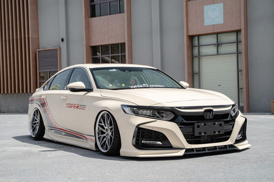 Honda Accord 10th Gen Pre-facelift 2018-2020 with Aftermarket Parts - Front Bumper PP from Yofer USA