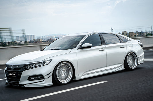 Honda Accord 10th 10.5th Gen 2018-2022 with Aftermarket Parts - Side Skirts PP from Yofer USA