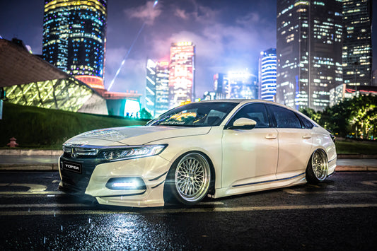 Honda Accord 10th 10.5th Gen 2018-2022 with Aftermarket Parts - Side Skirts PP from Yofer USA