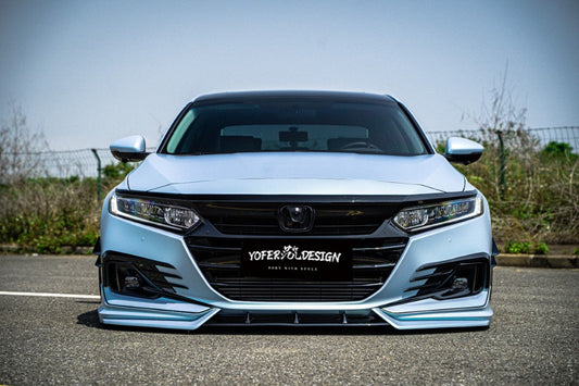 Honda Accord 10.5th Gen facelift 2021-2022 with Aftermarket Parts - Upper Valences ABS from Yofer USA