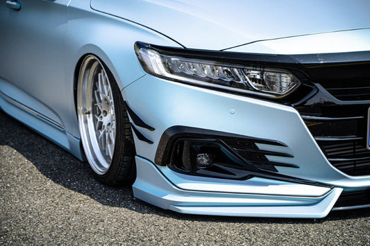 Honda Accord 10.5th Gen facelift 2021-2022 with Aftermarket Parts - Upper Valences ABS from Yofer USA