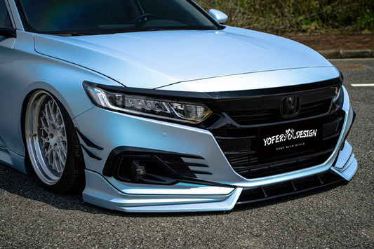 Honda Accord 10.5th Gen facelift 2021-2022 with Aftermarket Parts - Upper Valences ABS from Yofer USA