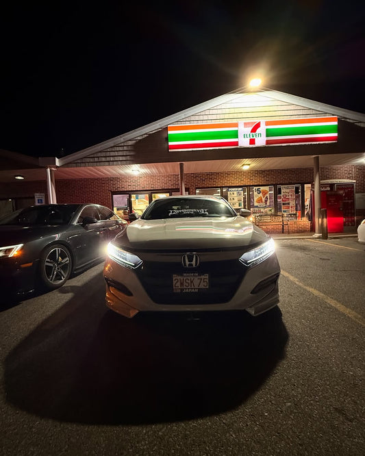 Honda Accord 10th Gen Pre-facelift 2018-2020 with Aftermarket Parts - Front Lip PP from Yofer USA