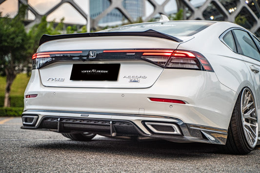 Honda Accord 11th Gen CY1 CY2 2023 2024 with Aftermarket Parts - Rear Diffuser PP from Yofer USA