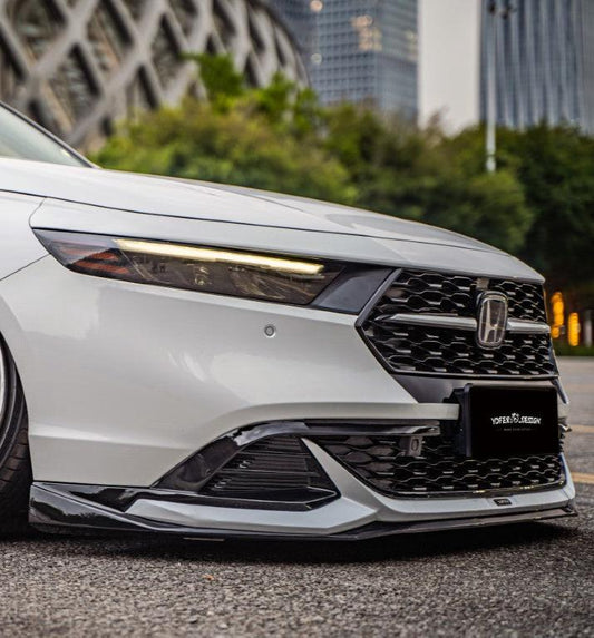 Honda Accord 11th Gen CY1 CY2 2023 2024 with Aftermarket Parts - Front Lip PP from Yofer USA