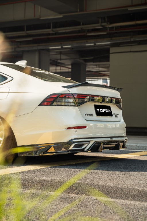 Honda Accord 11th Gen CY1 CY2 2023 2024 with Aftermarket Parts - Rear Diffuser PP from Yofer USA