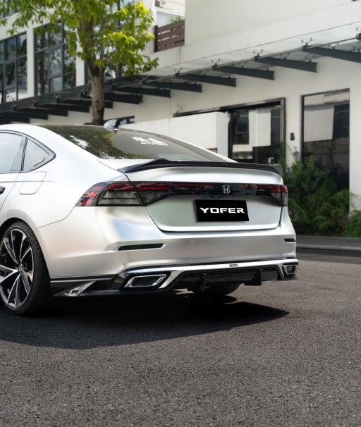 Honda Accord 11th Gen CY1 CY2 2023 2024 with Aftermarket Parts - Rear Lip Spoiler ABS from Yofer USA
