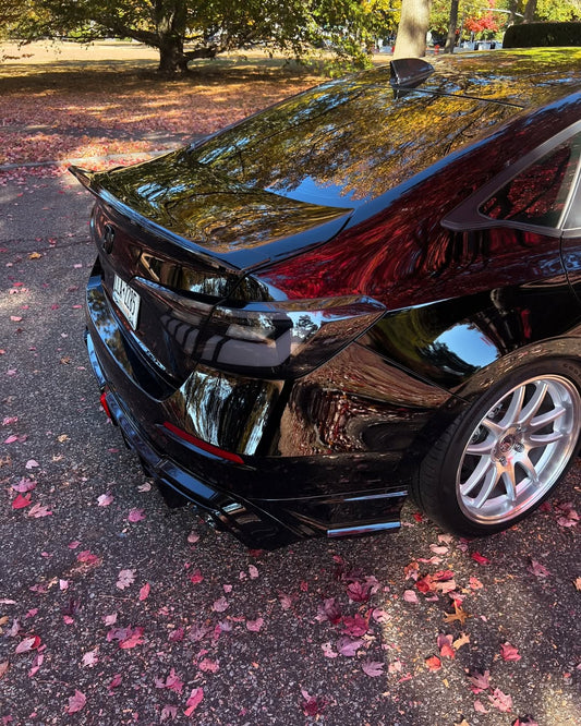 Honda Civic 11th Gen FE1 FE2 FE4 2022 2023 2024 with Aftermarket Parts - Rear Diffuser & Canards PP from Yofer USA