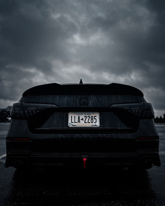 Honda Civic 11th Gen FE1 FE2 FE4 2022 2023 2024 with Aftermarket Parts - Rear Diffuser & Canards PP from Yofer USA