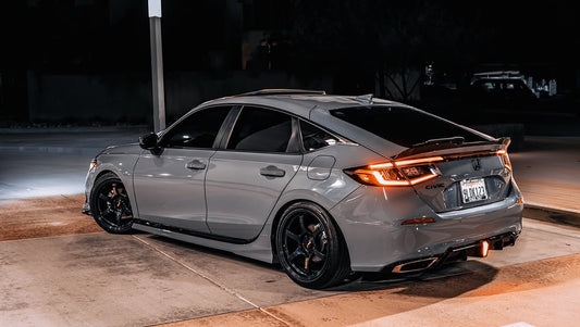 Honda Civic 11th Gen FL1 FL2 FL4 2022-ON with Aftermarket Parts - Rear Diffuser PP from Yofer USA