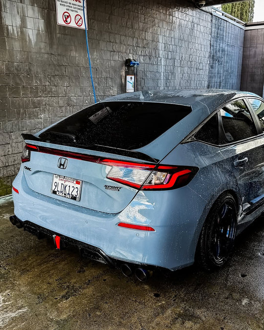 Honda Civic 11th Gen FL1 FL2 FL4 2022-ON with Aftermarket Parts - Rear Diffuser PP from Yofer USA