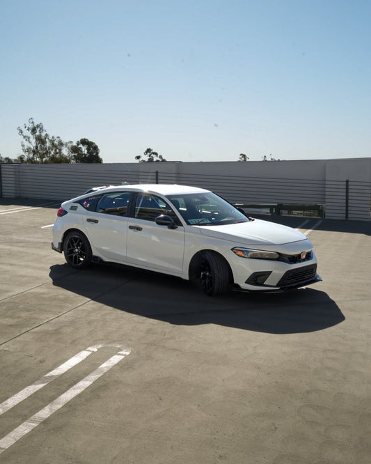 Honda Civic 11th Gen FE1 FE2 FE4 2022 2023 2024 & Civic 11th Gen FL1 FL2 FL4 2022 2023 2024 with Aftermarket Parts - V1 Front Lip Splitter PP from Yofer USA