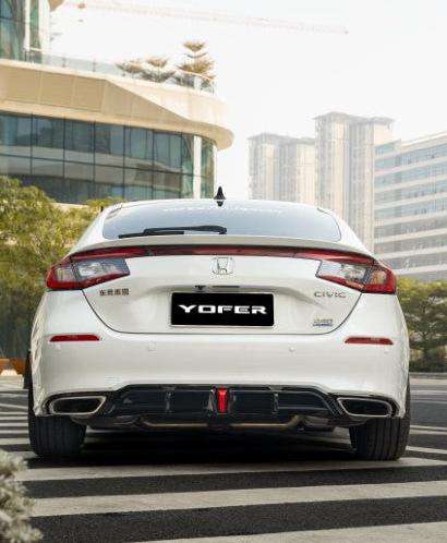 Honda Civic 11th Gen FL1 FL2 FL4 2022-ON with Aftermarket Parts - Rear Diffuser PP from Yofer USA