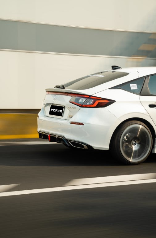 Honda Civic 11th Gen FL1 FL2 FL4 2022-ON with Aftermarket Parts - Rear Diffuser PP from Yofer USA