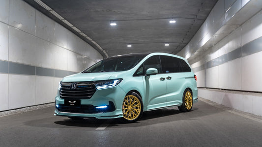 Honda Odyssey EX/EX-L/LX/Sport/Touring/Elite 2021-2024 with Aftermarket Parts - Front Lip PP from Yofer USA