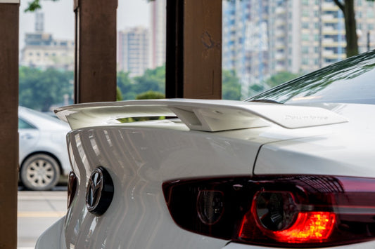 Mazda Mazda3 4th Gen BP 2019-ON with Aftermarket Parts - Rear Spoiler ABS from Yofer USA