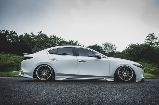 Mazda Mazda3 4th Gen BP 2019-ON with Aftermarket Parts - Side Skirts PP from Yofer USA