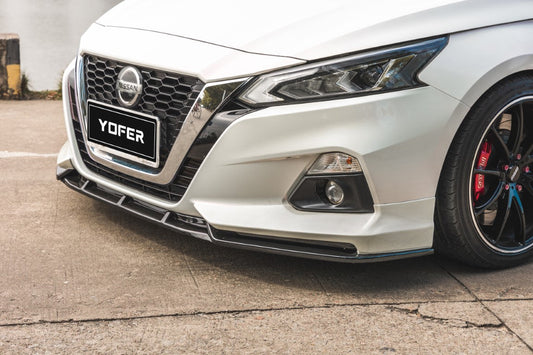 Nissan Altima L34 2019-2022 with Aftermarket Parts - Front Lip Splitter PP from Yofer USA