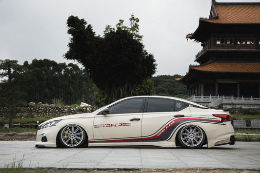 Nissan Altima L34 2019-2022 with Aftermarket Parts - Rear Spoiler PP from Yofer USA