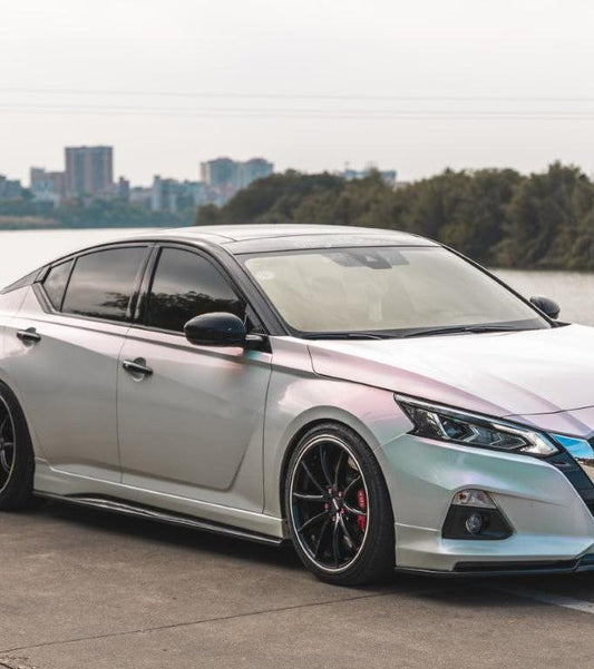Nissan Altima L34 2019-2022 with Aftermarket Parts - Side Skirts PP from Yofer USA