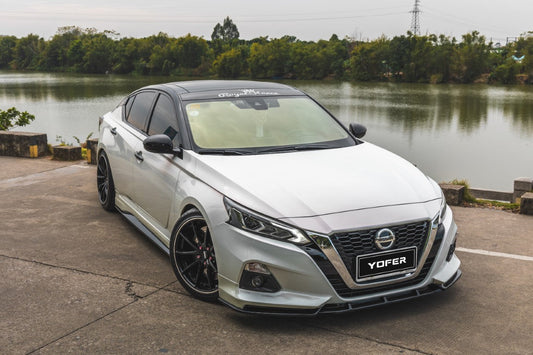 Nissan Altima L34 2019-2022 with Aftermarket Parts - Side Skirts PP from Yofer USA